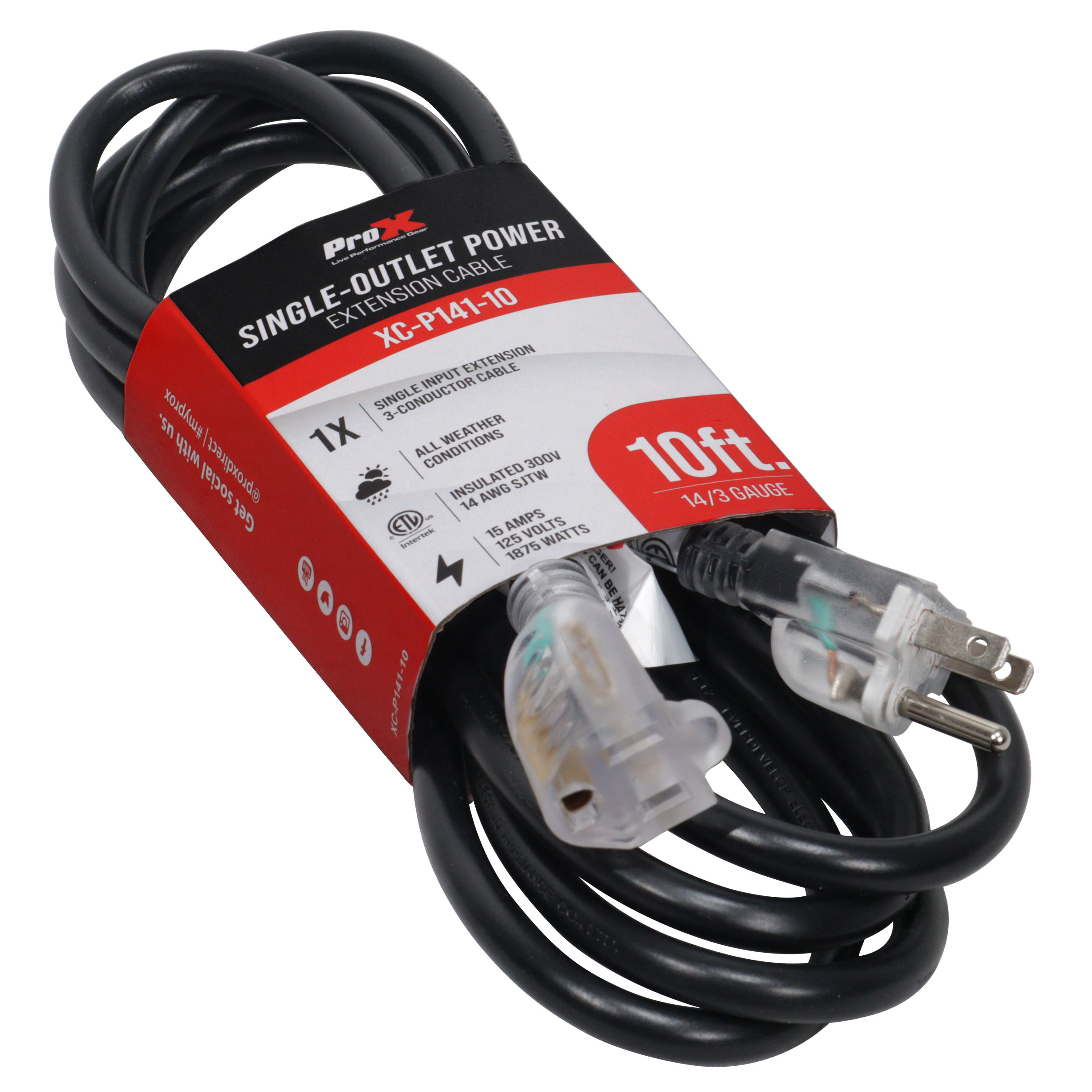 ProX XC-P141-10 Extension Cord