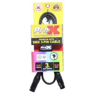 ProX XCP-DMX03 3FT DMX XLR3-M