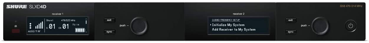 Shure SLXD4D Dual Receiver